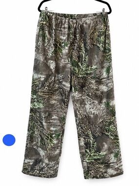 AGO All Game Outfitters Camo Hunting Pants XL Drawstring Waterproof